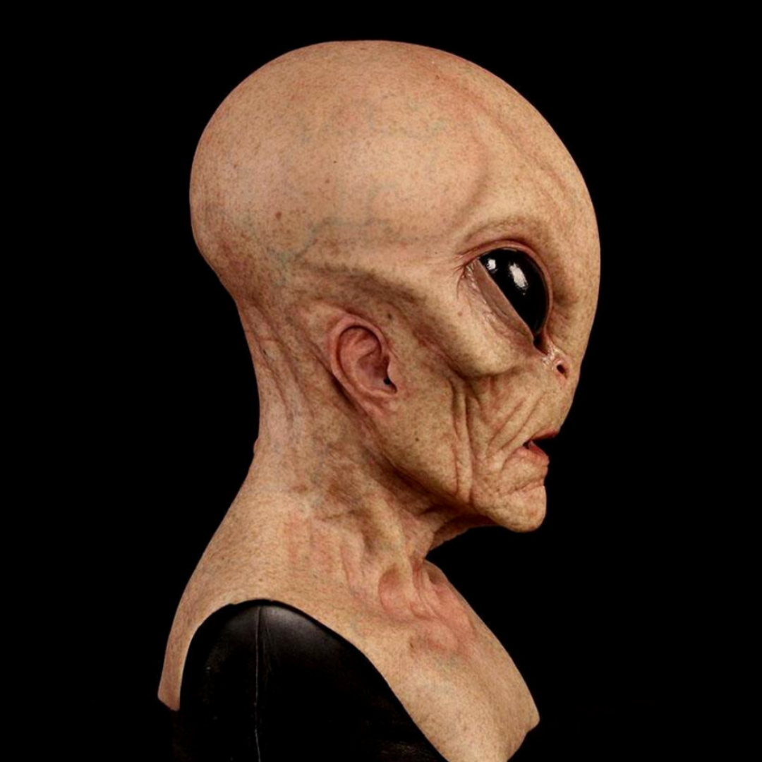 Alien halloween flesh mask realistic horror costume for halloween