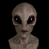 Alien halloween mask realistic horror costume for halloween 