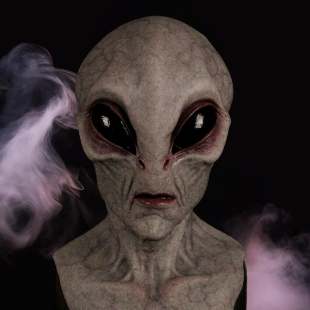 Alien halloween mask realistic horror costume for halloween