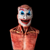 Double Layer Ripped Joker horror mask with torn face details and sinister grin, perfect Halloween costumes