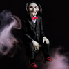 Enigmatic Billy Puppet life-sized halloween doll, inspired by the Saw series, perfect for horror collectors