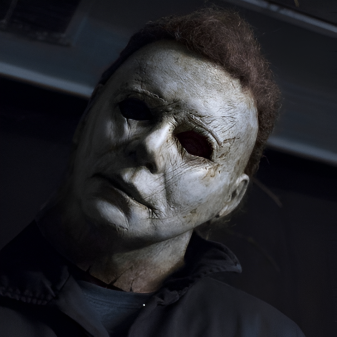 Michael Myers horror mask and coverall with realistic details, perfect Halloween costume